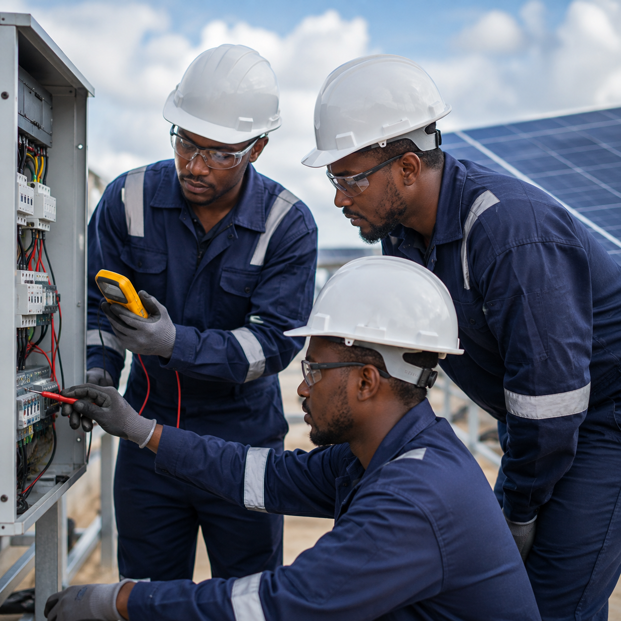 Solar and electrical engineers and technicians in Kenya